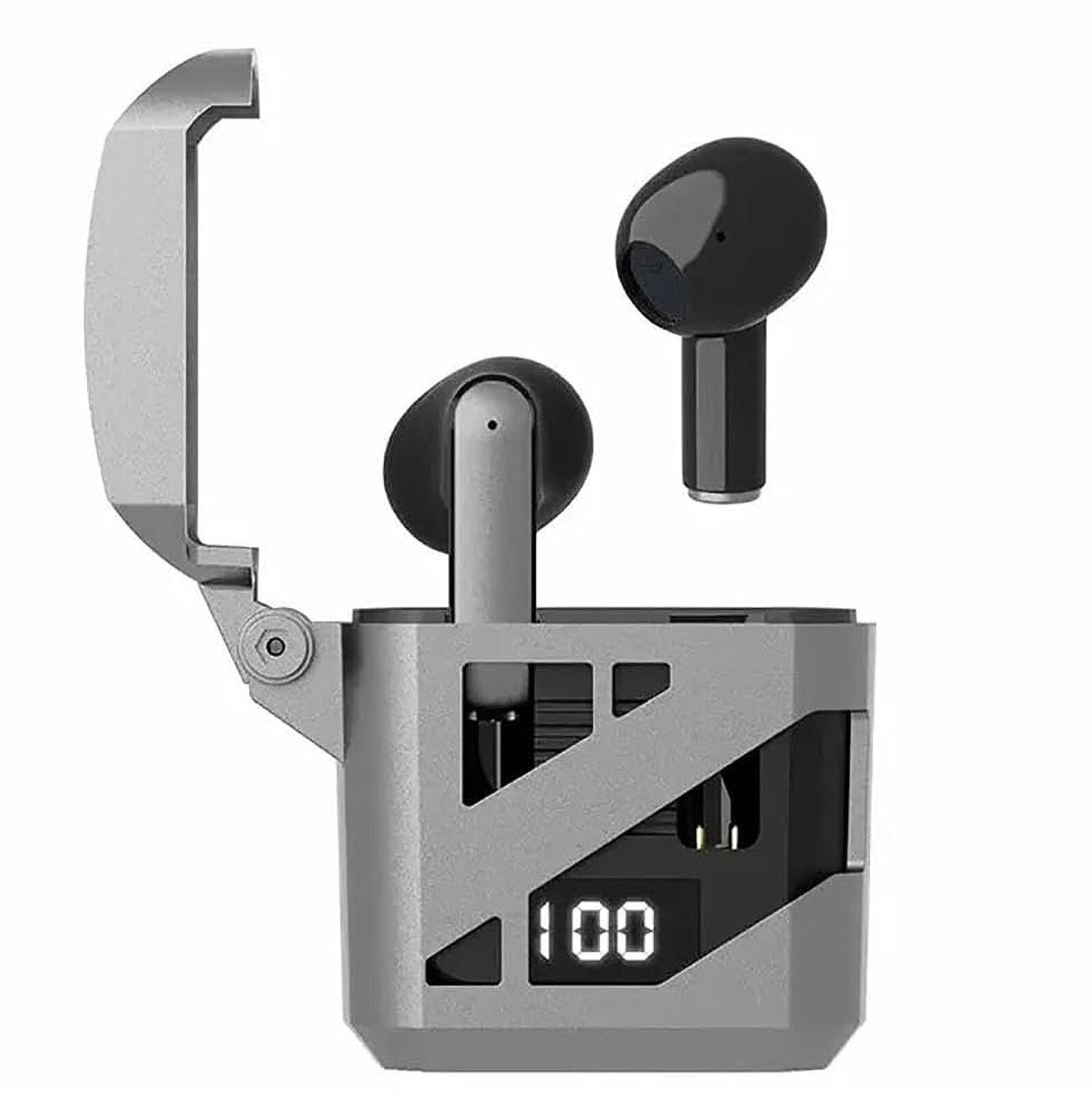 GT02 Bluetooth Earbuds, IPX4 Waterproof, Android and iOS, True Wireless Stereo, Fast Charging, Extended Playtime, Sport Earbuds with Mic for Running, Office, Gym, for Business Trips, Outdoor, Driving